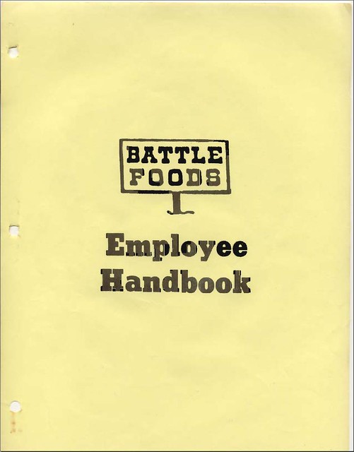 employee handbook store